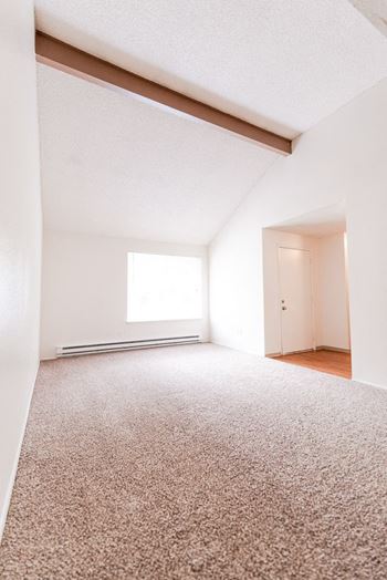 Empty room with carpeted room